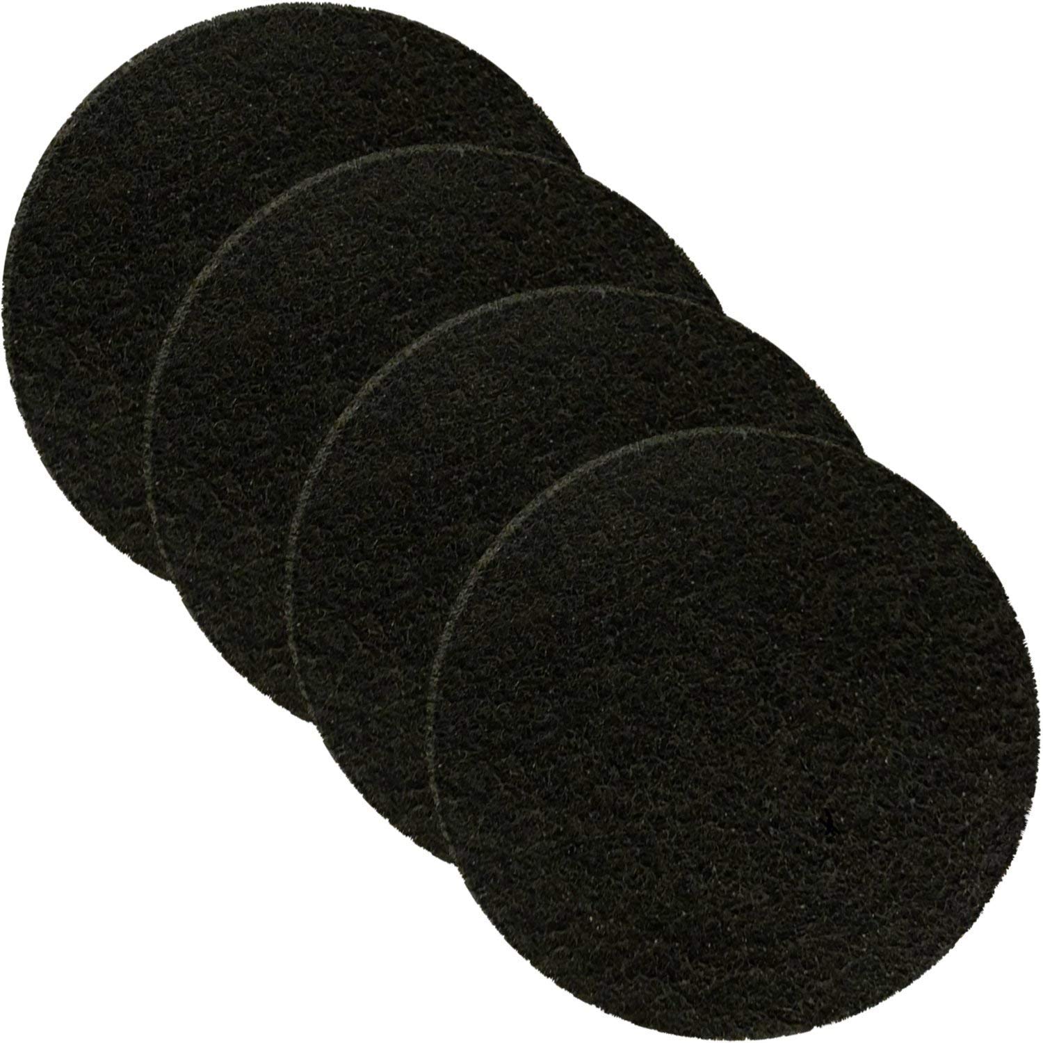 4 Pack Activated Charcoal Filter for Kitchen Compost Bin | 5 Inch Activated Carbon Filter Replacement Set for Kitchen Recycle Bi
