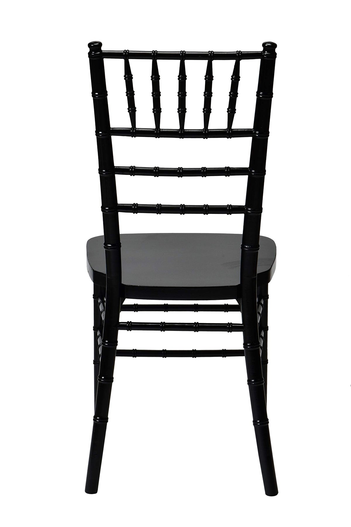 Commercial Seating Products European Black Wood Dining Chairs, 1-Pack