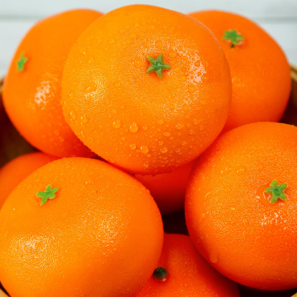 Haksen 12 Pcs Fake Oranges, Artificial Fruits For Decoration Lifelike Fake Fruit Faux Oranges For Home Kitchen Cabinet Decor Pho