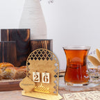 Hhdatc Ramadan Advent Calendar Wooden Ornament,30 Day Countdown Til Eid Gift For Kids Decorations
