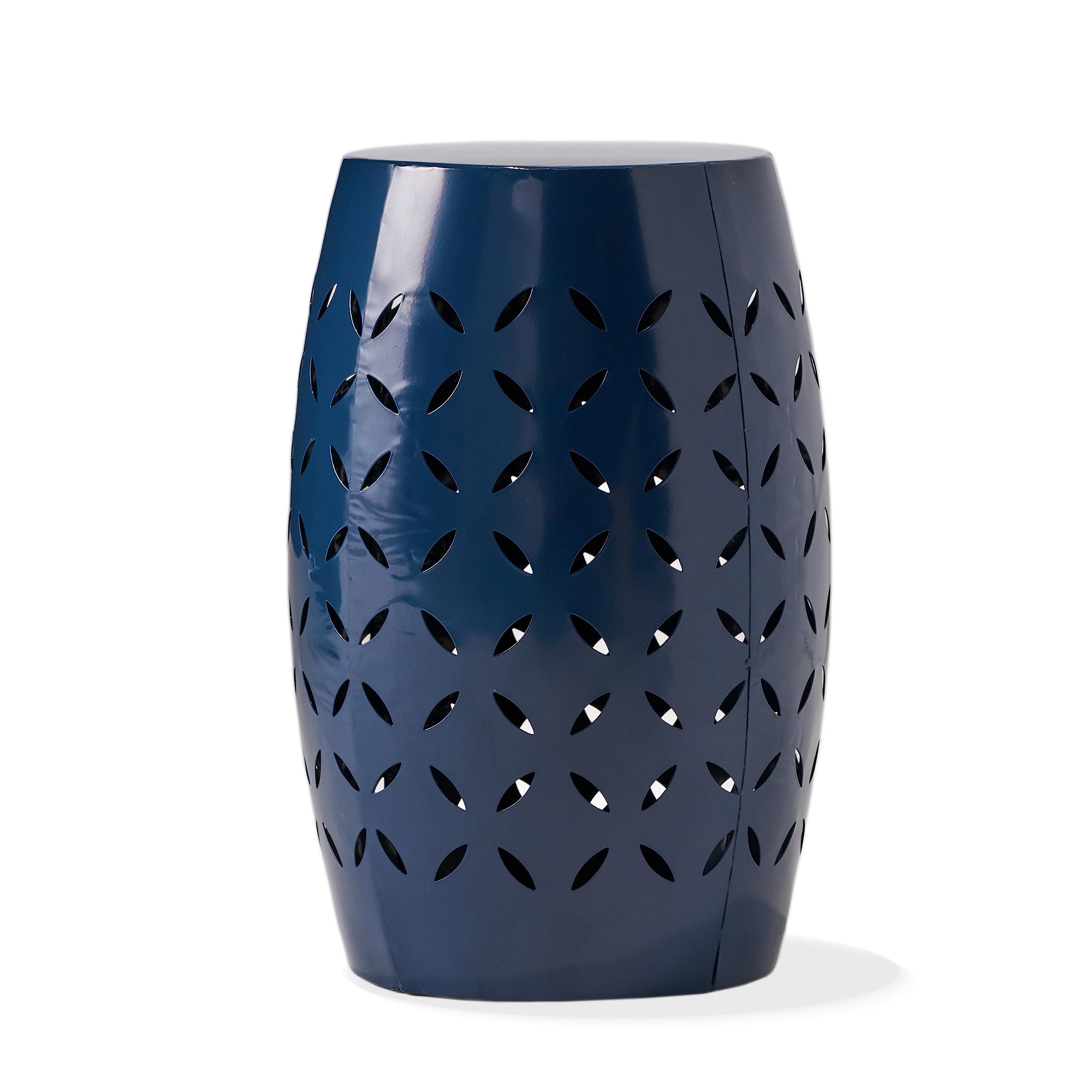 Christopher Knight Home Lilac Outdoor 12' Iron Side Table, Dark Blue