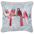 Haus & Kinder Decorative Embroidered Cushion Cover | Knitted Chambray Front Throw Pillow Cushion Cover For Sofa Living Room | 16