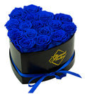Glamour Boutique 16-Piece Forever Flowers Heart Shape Box - Preserved Roses, Immortal Roses That Last A Year - Eternal Rose Pres