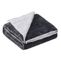 Satwip Grey Weighted Blanket 15 Pounds, Fuzzy Warm Flannel Throw Blanket With Soft Breathable Sanded, 48 X 72 Inches, Grey
