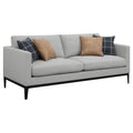 Coaster Home Furnishings Apperson Cushioned Back Sofa Light Grey