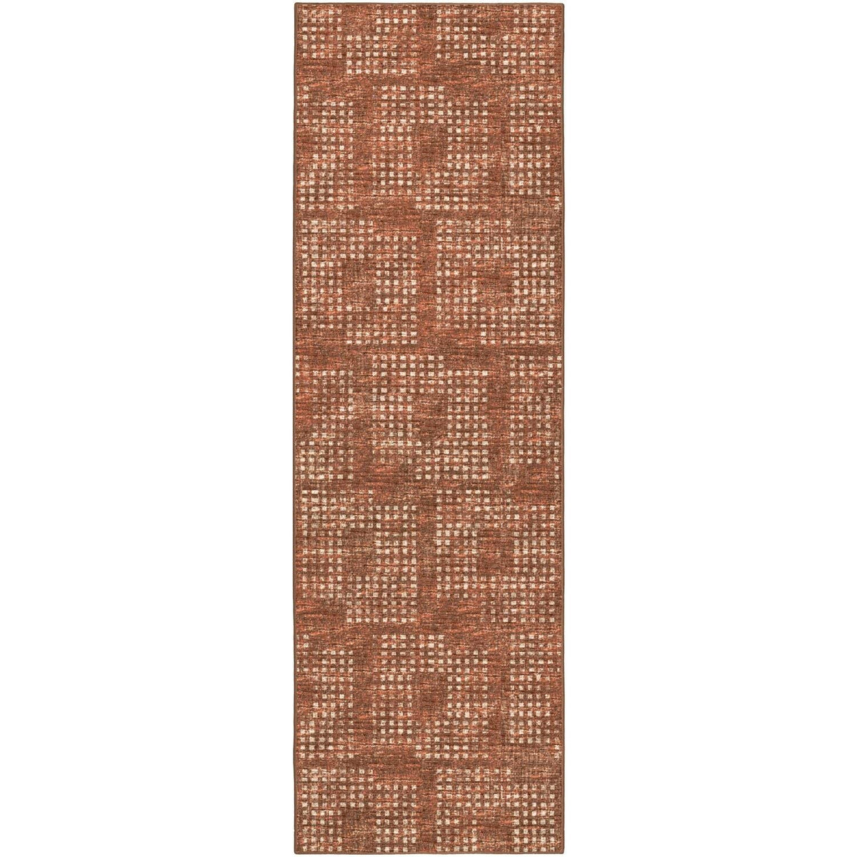 Delano Da1 Orange Transitional Rug Runner 2' 6" X 12'
