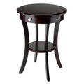 Winsome Wood Sasha Accent Table, Cappuccino(color may slightly vary), 20 in x 20 in x 27 in