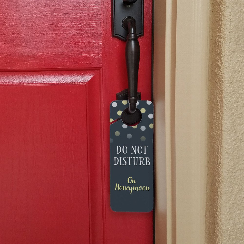Graphics And More Do Not Disturb On Honeymoon Plastic Door Knob Hanger Sign