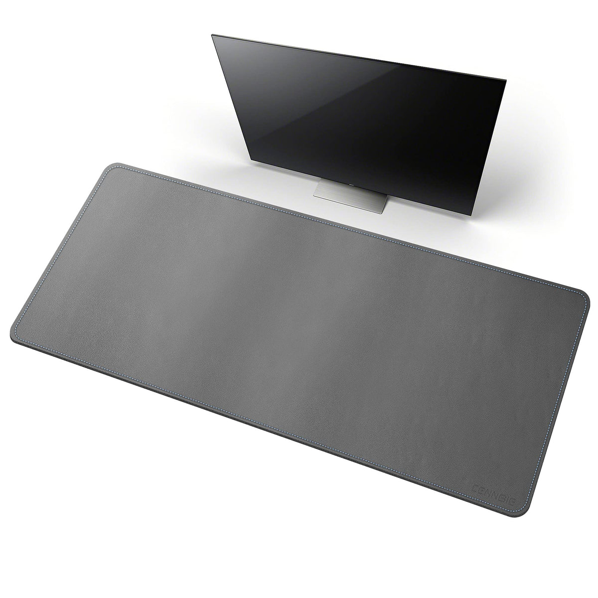 Cennbie Desk Mat Pad Blotter Protector 47.2' X 19.6', Pu Leather Desk Mat Laptop Keyboard Mouse Pad With Comfortable Writing S