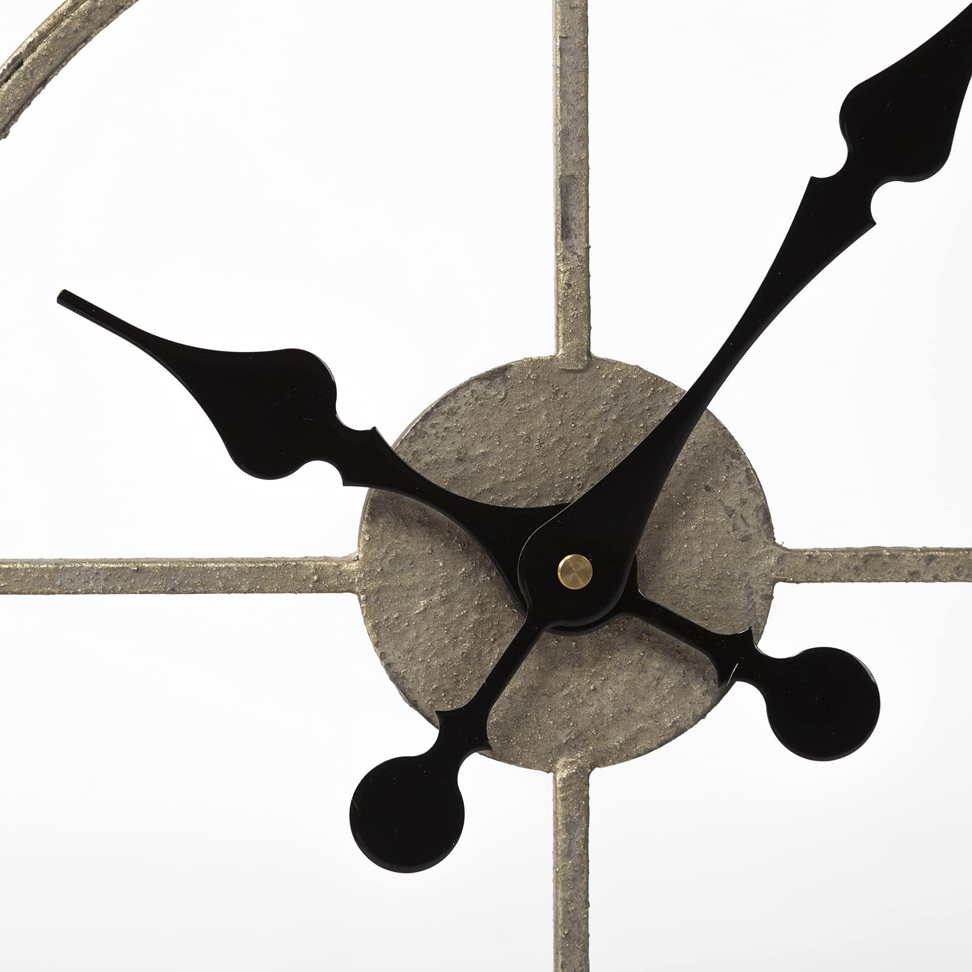 HomeRoots Wood 19' Large Brown Farmhouse Style Wall Clock