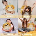 Arelux 18In Cute Dog Plush Soft Dog Stuffed Animal Birthday Pillow Puppy Plushie Toy Happy Birthday Party Decoration Plushies Fr