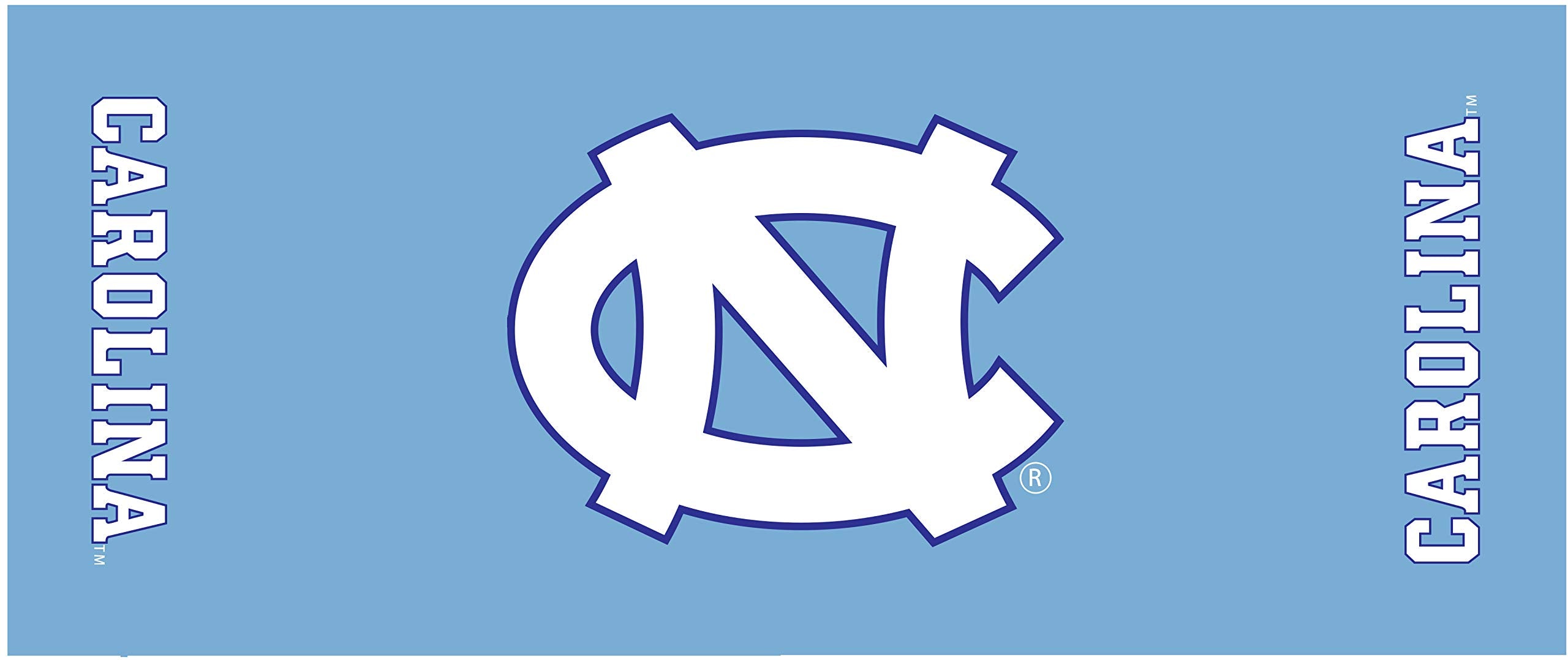 Collegiate Kwik-Covers Rectangle Plastic Table Covers, Bundle Of 2 (University Of North Carolina, 8')
