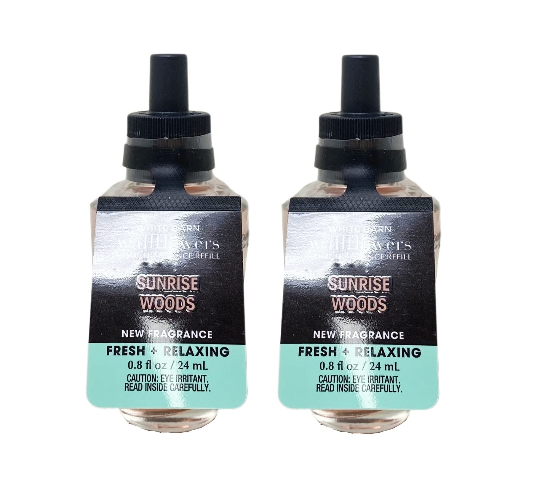 Bath & Body Works Sunrise Woods Wallflowers Home Fragrance Refills - FRESH & RELAXING - Pack of 2