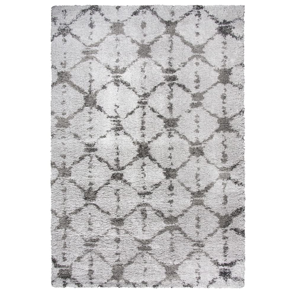 Rizzy Home Alora Decor Midnight 5'3" X 7'3" Geometric Ivory/Beige Power-Loomed Area Rug