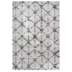 Rizzy Home Alora Decor Midnight 5'3" X 7'3" Geometric Ivory/Beige Power-Loomed Area Rug