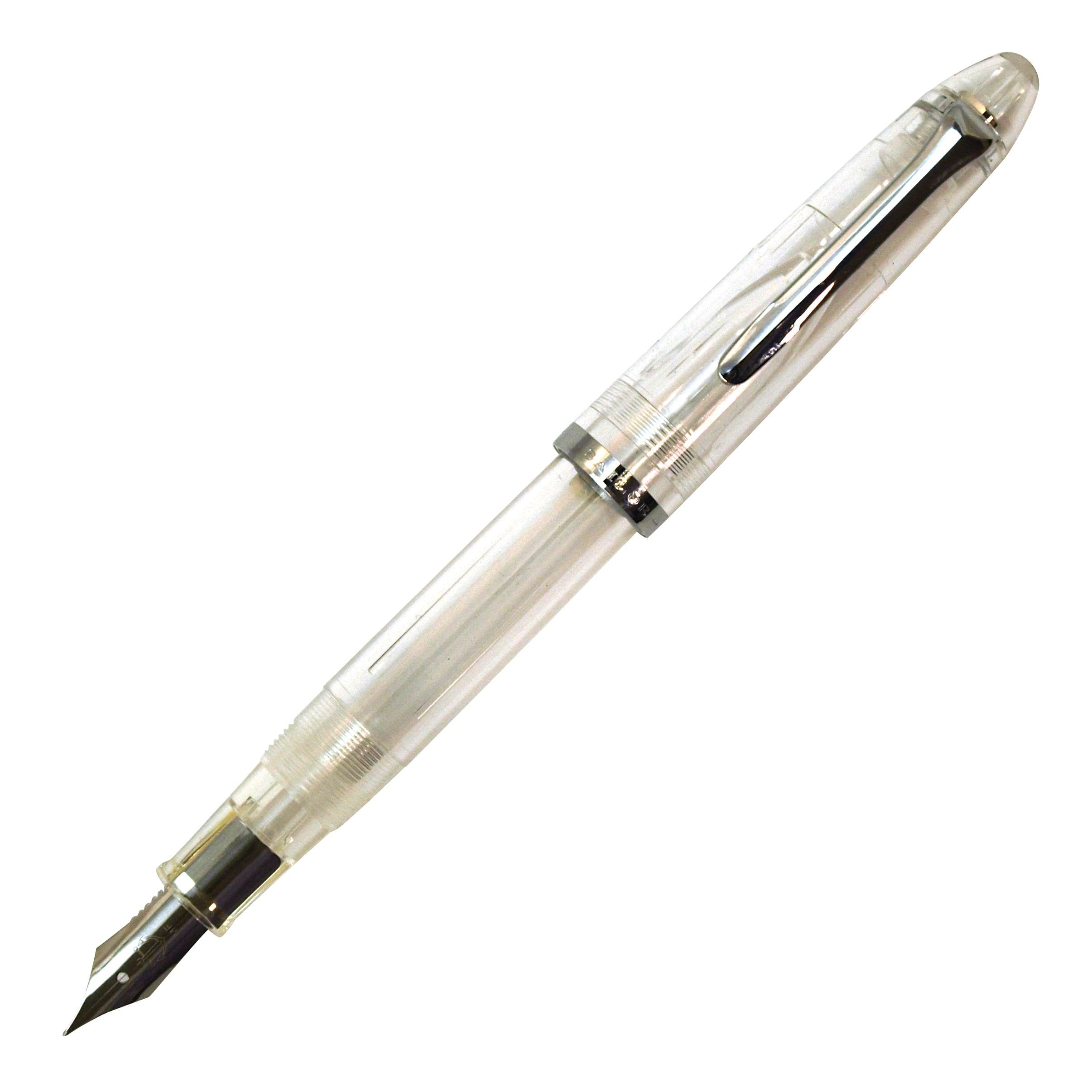 Sailor Junior Skeleton Demonstrator Nickle Chrome Platedmf Nib Fountain Pen