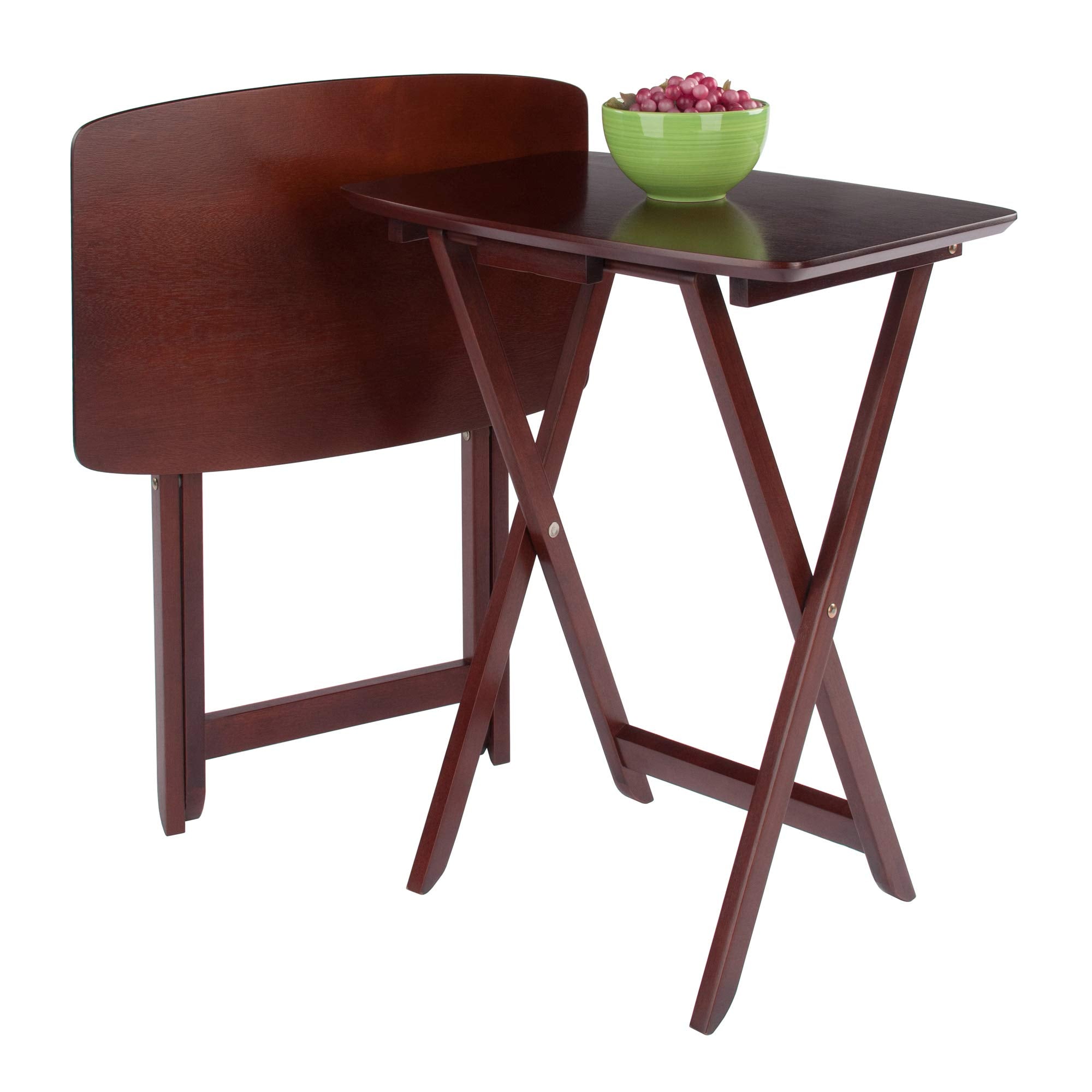 Winsome Wood Darlene, Walnut, 21.65 x 14.96 x 25.51