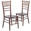 2 Pk. HERCULES Series Fruitwood Chiavari Chair