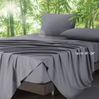 Ivellow Deep Pocket Queen Sheets, Rayon Derived From Bamboo, Extra Deep Pocket Up To 18'-24', Hotel Luxury Cooling Sheets For