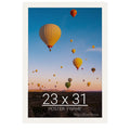wallsthatspeak 23x31 white Picture Frame for Puzzles Posters Photos or Artwork