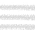 Brite Star Silky Tinsel, White/Iridescent