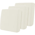 Hokway Stretch Couch Cushion Slipcovers Reversible Cushion Replacement Slipcovers Sofa Cushion Covers(Cream White, 3)