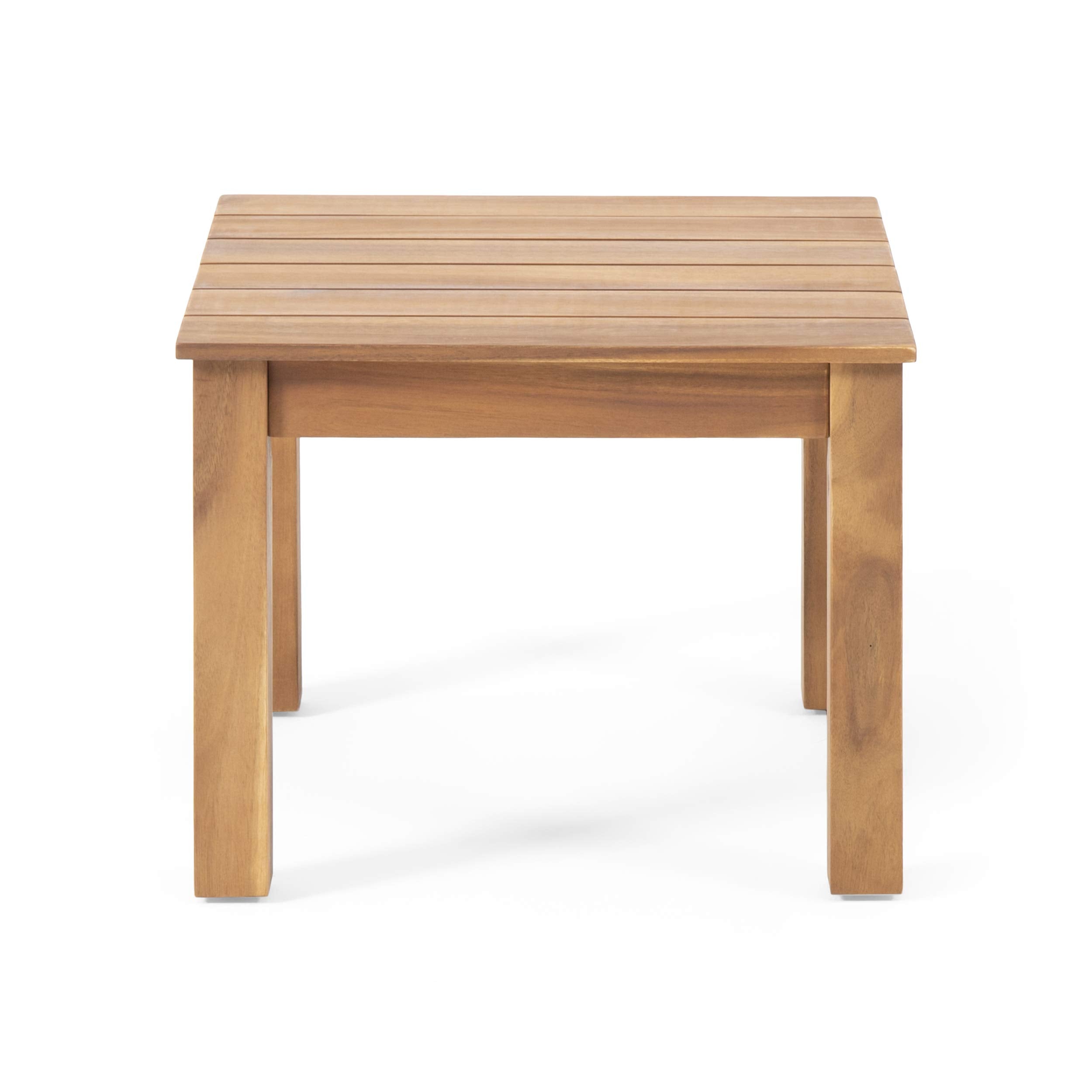 Christopher Knight Home Obreanna Outdoor End Table, Brown Patina Finish