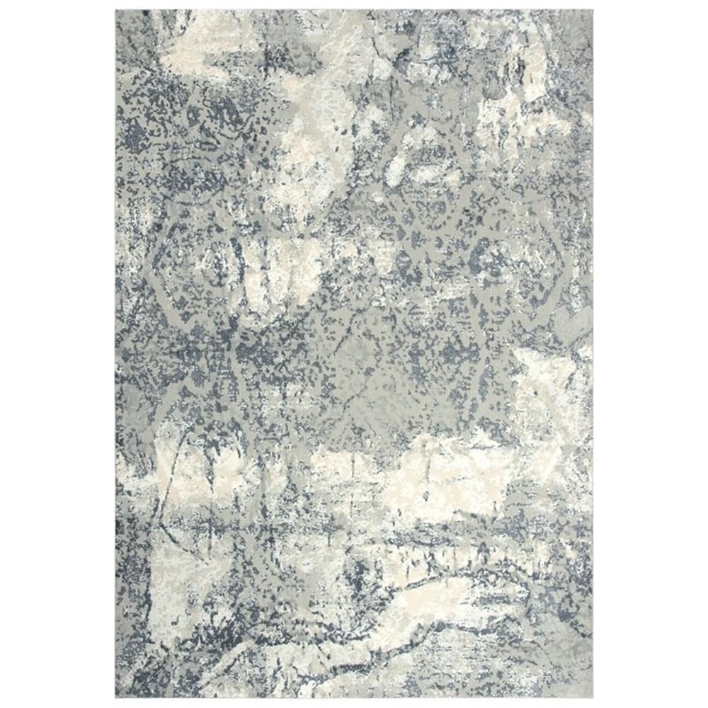 Rizzy Home Alora Decor Glamour 5'3"X7'6" Cream/Gray/Rust/Blue Power-Loomed Area Rug