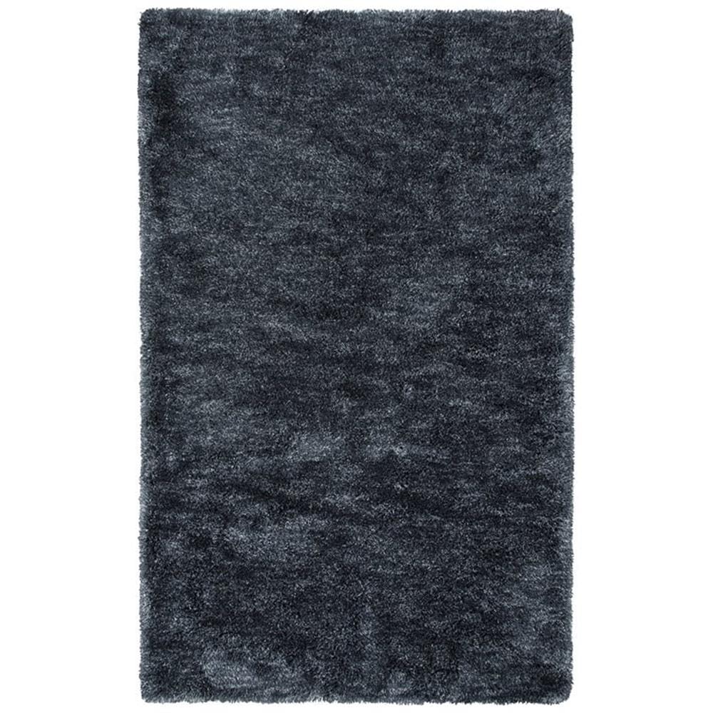 Rizzy Home Alora Decor Oregon 5'X7'6" Solid Shag Charcoal/Tone On Tone Tufted Area Rug