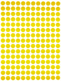 Small Dot Sticker     Inch 8Mm (5/16) - 2700 Pack, Color Labels In Yellow