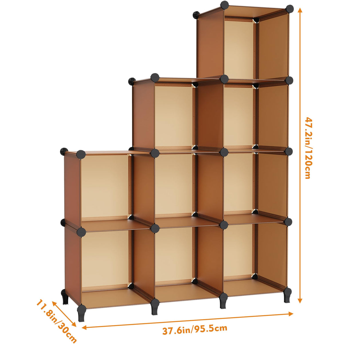 Homidec Closet Organizer, 9-Cube Closet Organizers And Storage, Portable Closet Storage Shelves,Closet Organizer Storage Shelves, Clothes Storage Organizer For Garment Racks, Closet, Wardrobe