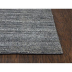 Rizzy Home Alora Decor Demure 5' X 8' Solid Denim/Blue Hand-Loomed Area Rug