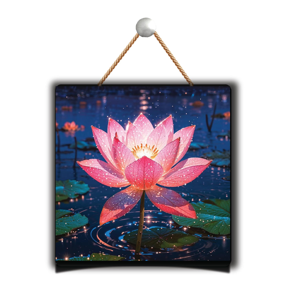 Connect & Collect Flower Wall Hanging Decorative Home Office | Decoration For Living Room Modern Decor Items Artworks | 5X5 Inch