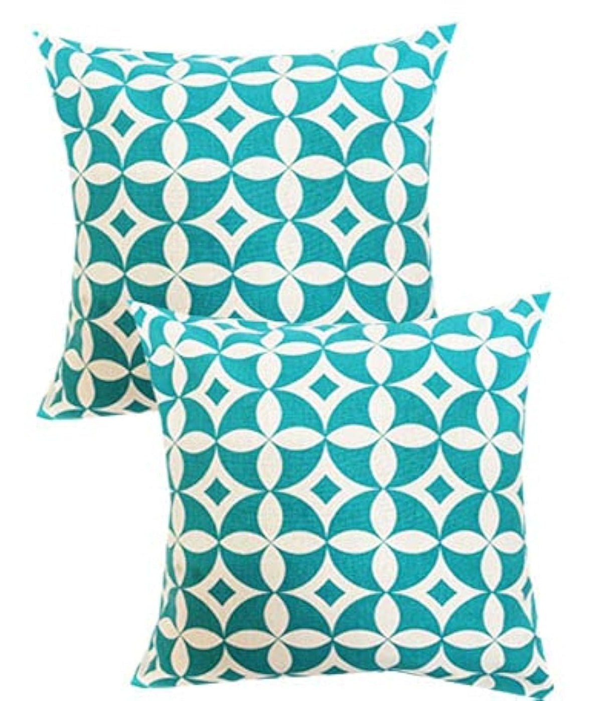 Pink Parrot Cotton Single Colour Printed Throw Pillow Covers/Cushion Covers (16X16 Inches)  Set Of 2 Pcs Code0132