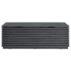 Modway Render 47&Quot; Wood Grain Storage Bench In Charcoal