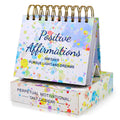 ZEEYUAN Daily Inspirational Quotes for Desk Decor Flip Motivational Calendar, Inspirational Gifts for Women,Cute Office Desk Acc