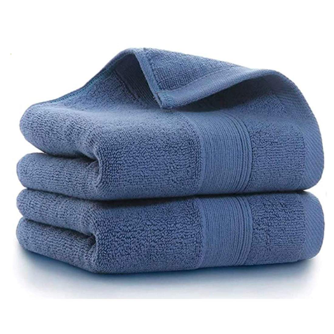 2 Pack Hand Towels for Bathroom- (14 x 30 Inch) 100% Cotton Hand Towel, Highly Absorbent and Quick Dry Face Washcloth, Home Soft