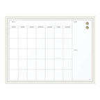 U Brands Magnetic Dry Erase Calendar Board, 30 X 40 Inches, White Wood Frame (2918U00-01)