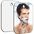 JUNEBRUSHS 2 Pack Medium Mirror for Shaving (6    8 inch) Fogless Shatterproof Mirror for Wall Hanging Bathroom Handheld Makeup 