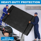 Ticonn Mattress Bags For Moving, Full Xl Mattress Cover For Moving, Heavy Duty, Full-Around Handle With Adjustable Buckles, Mattress Storage Bag & Moving Supplies (Black, Full Xl)