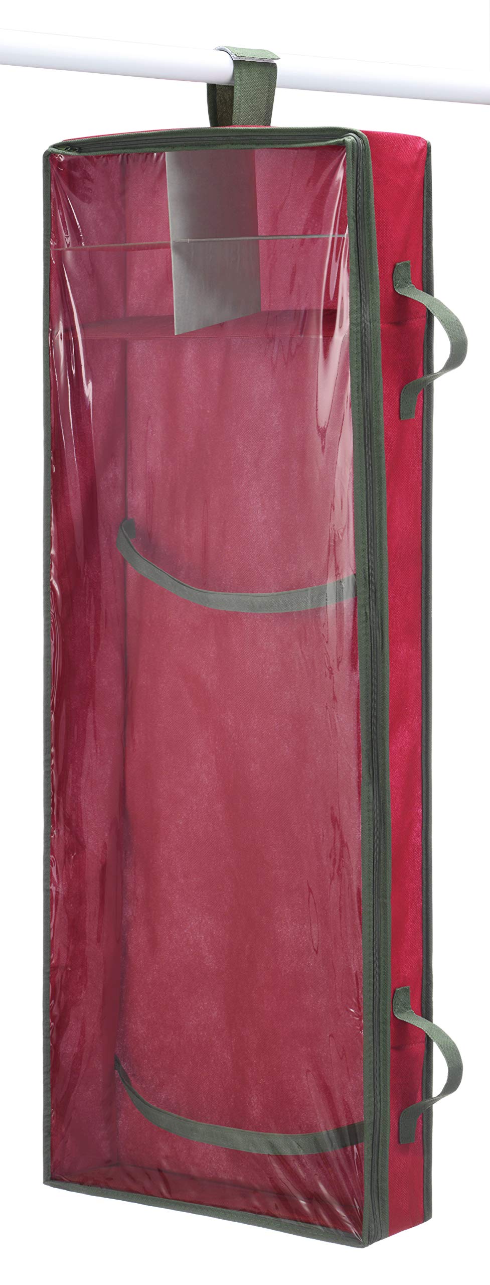 Whitmor 6129-5343 Gift Wrap Organizer, 1 Count (Pack of 1), Red