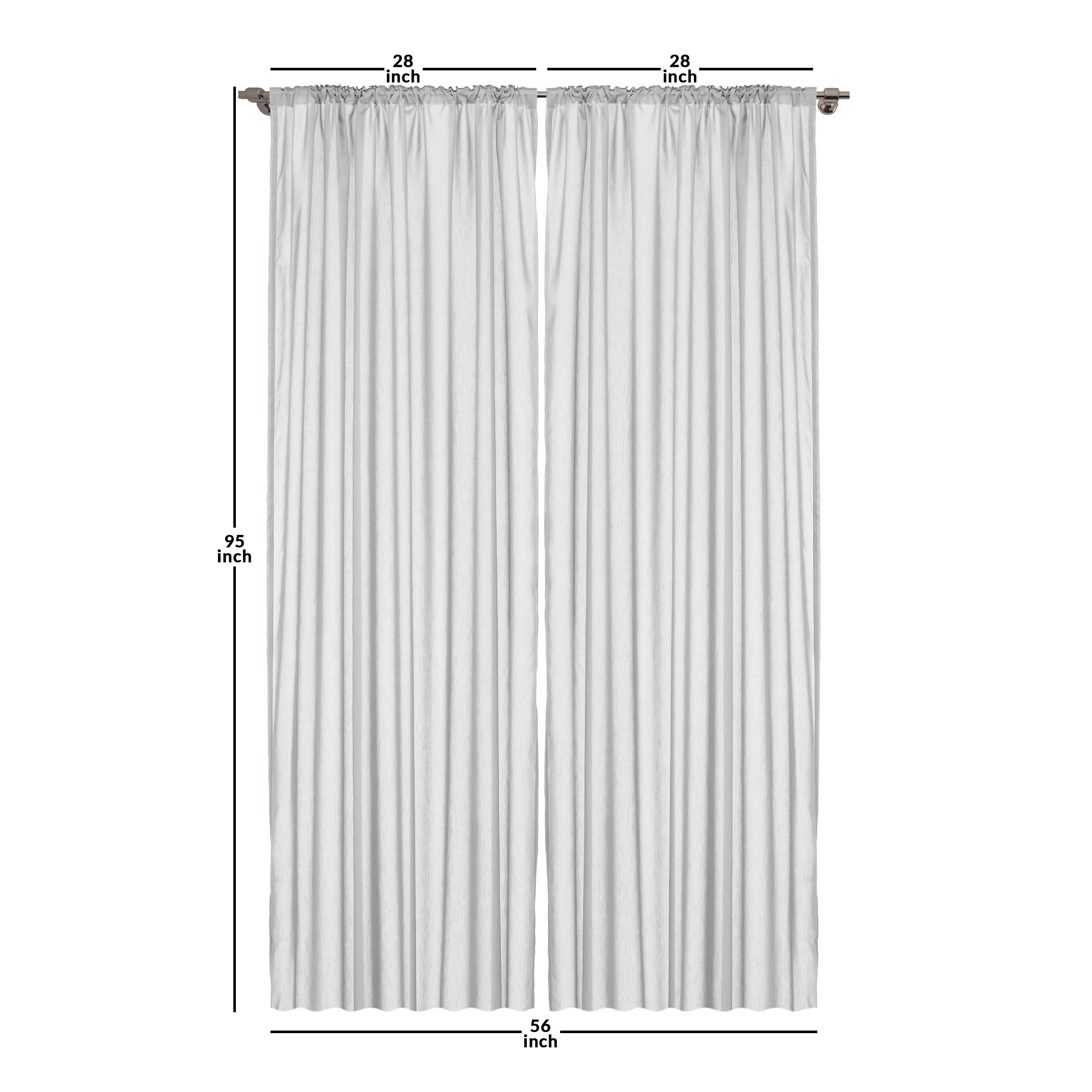 Ambesonne Mid Century Modern Window Curtains, Leafy Atmosphere Abstract Designed Roundy Branches Swirls Boho, Lightweight Decora