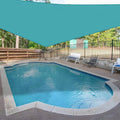 Windscreen4Less Triangle Sun Shade Sail Canopy Fabric Cloth Screen Uv Resistant For Patio Backyard Outdoor (Turquoise)