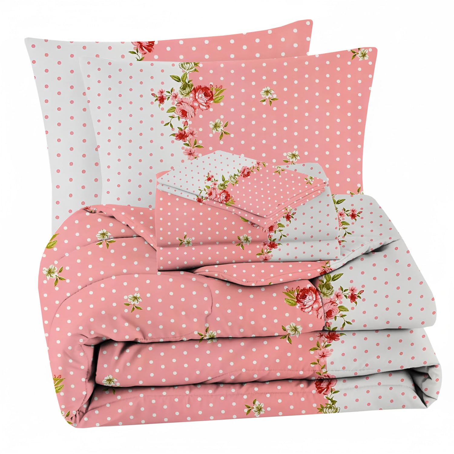 Starnstyle 350Tc Microfiber Glace Cotton Ac Comforter Set King Size Double Bed With 1 Flat Bedsheet90X100 Inch And Two Pillow C