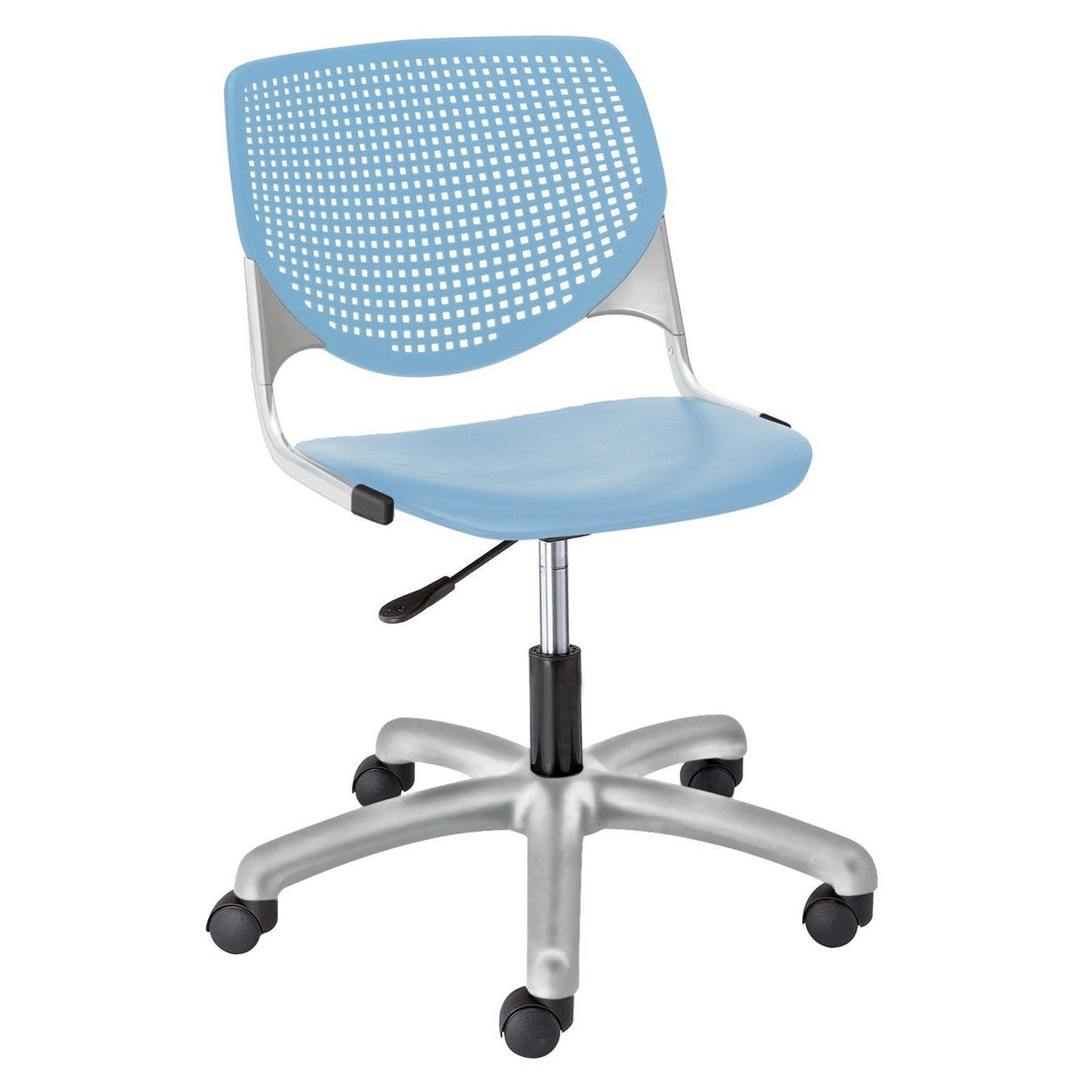 Kfi Seating Kool Computer Chair, Sky Blue,Tk2300-P35