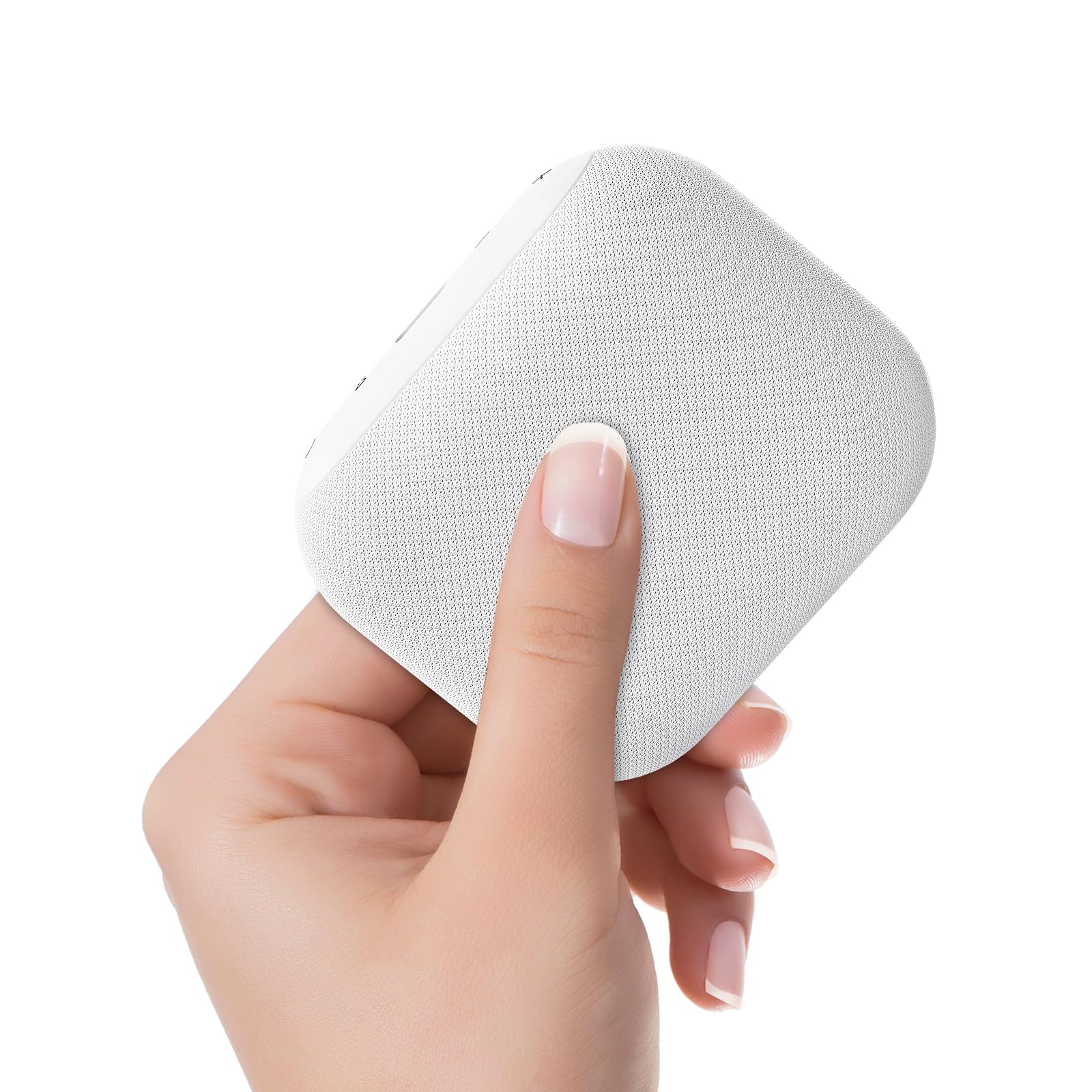 ANJANK Mini Travel White Noise Machine for Adults, Portable Sound Machine, 20 Soothing Sounds, Powerful Battery, 30-Level Volume