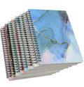 Yansanido Spiral Notebook, 8 Pcs A5 Marble Design Thick Hardcover 7Mm College Ruled 80 Sheets -160 Pages Journals For Study And