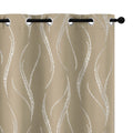 Yakamok Room Darkening Curtains 63 Inches Long 2 Panels For Living Room Thermal Insulated Blackout Drapes With Dots Silver For B