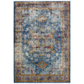 Rizzy Home Alora Decor Morocco 3'11" X 5'6" Blue/Rust/Gold/Cream Power-Loomed Area Rug