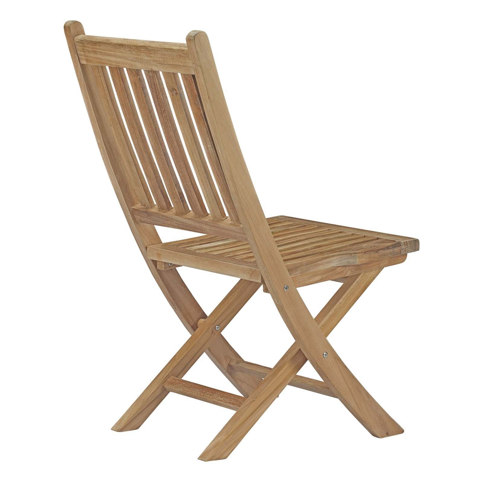 Modway EEI-3205-NAT-SET Marina Premium Grade A Teak Wood Outdoor Patio Dining Furniture Set, 7 Piece, Natural